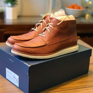 Cole Haan Lunargrand Moc Toe Chukka. Waterproof